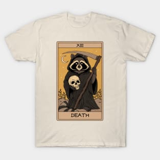 Death - Raccoons Tarot T-Shirt